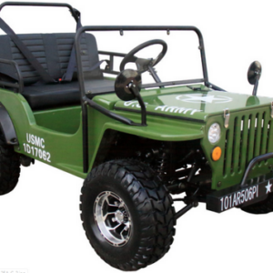Willys Style Jeep Go-Kart, 125cc Benzinmotor, 3-Gang mit Rückwärtsgang, ab 12 Jahren