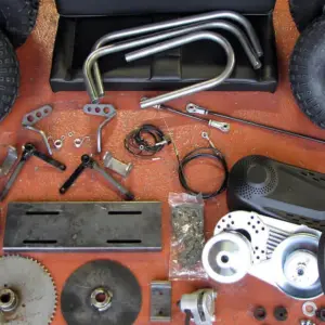 Deluxe Starrachs-Go-Kart-Bausatz (Live Axle)