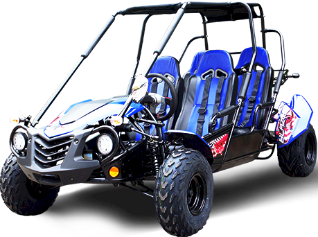 TrailMaster Blazer4 200EX EFI 4-Sitzer Buggy Go-Kart, verlängerte Kabine