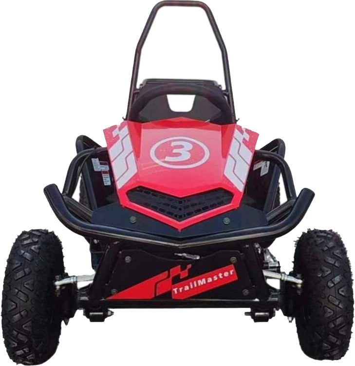 TrailMaster Cheetah 3 Kinder-Mini-Go-Kart, 80cc Benzinmotor, Sicherheitsgurt, Kinder 4-9 Jahre – Bild 5
