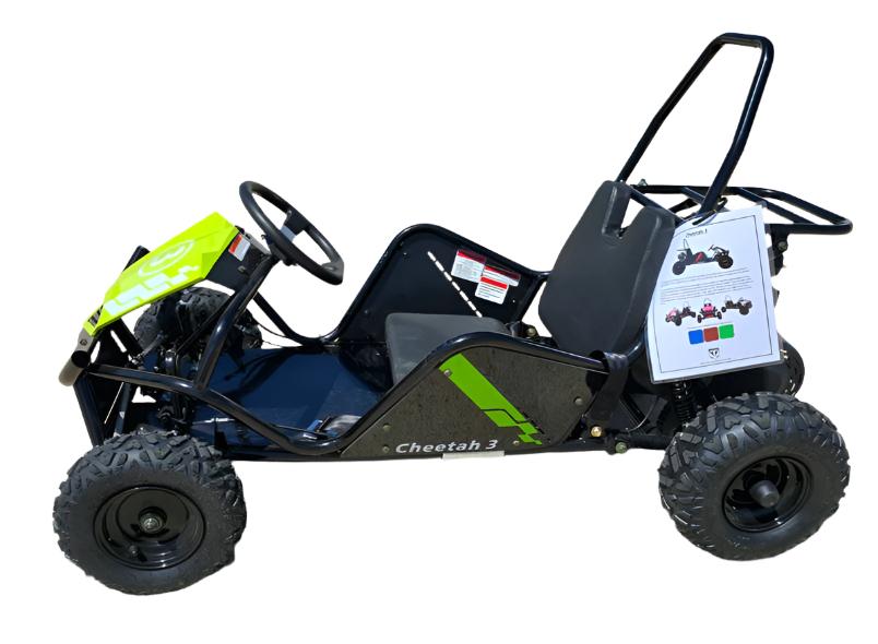 TrailMaster Cheetah 3 Kinder-Mini-Go-Kart, 80cc Benzinmotor, Sicherheitsgurt, Kinder 4-9 Jahre – Bild 4