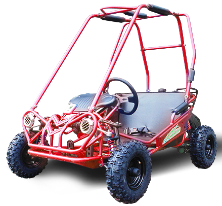 TrailMaster MINI XRS+ Kinder-Go-Kart, 5,5 PS Benzinmotor, Doppelsitz, verstellbare Pedale, Seilzugstart, Kinder 4-9 Jahre