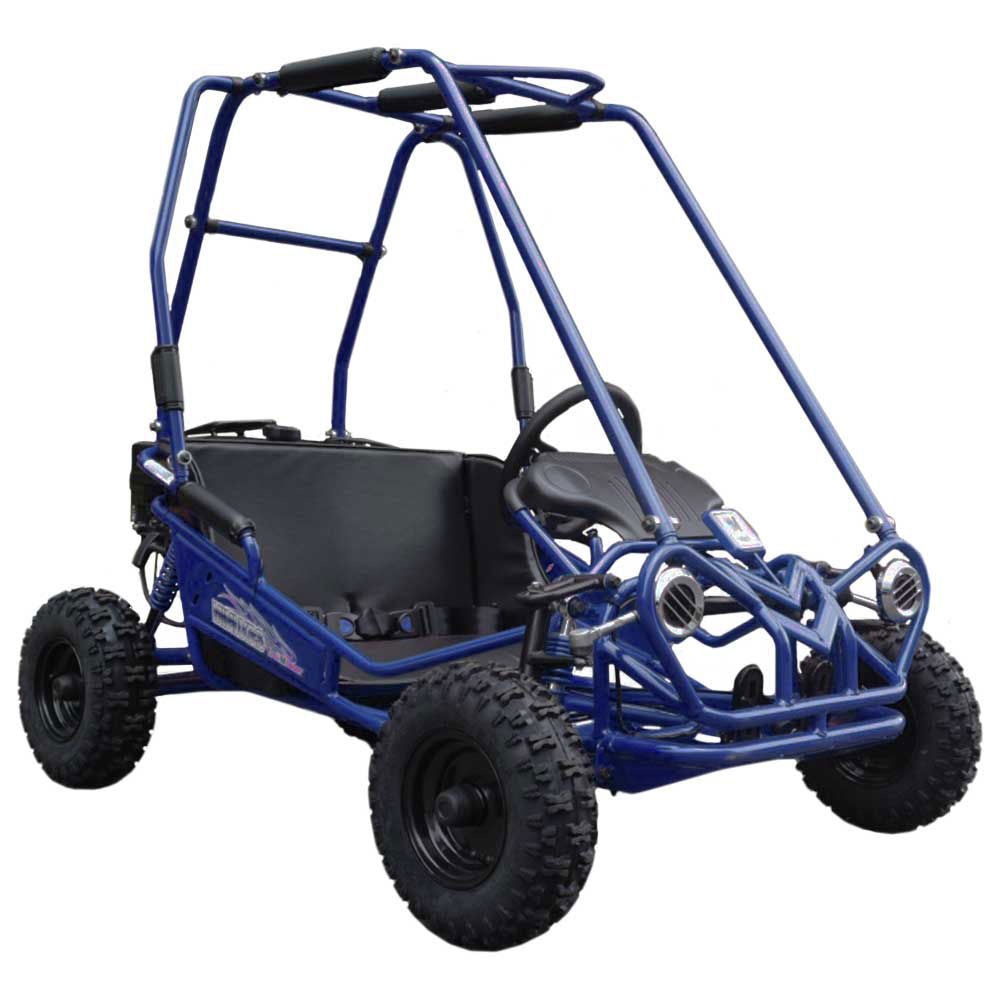 TrailMaster MINI XRS+ Kinder-Go-Kart, 5,5 PS Benzinmotor, Doppelsitz, verstellbare Pedale, Seilzugstart, Kinder 4-9 Jahre – Bild 4