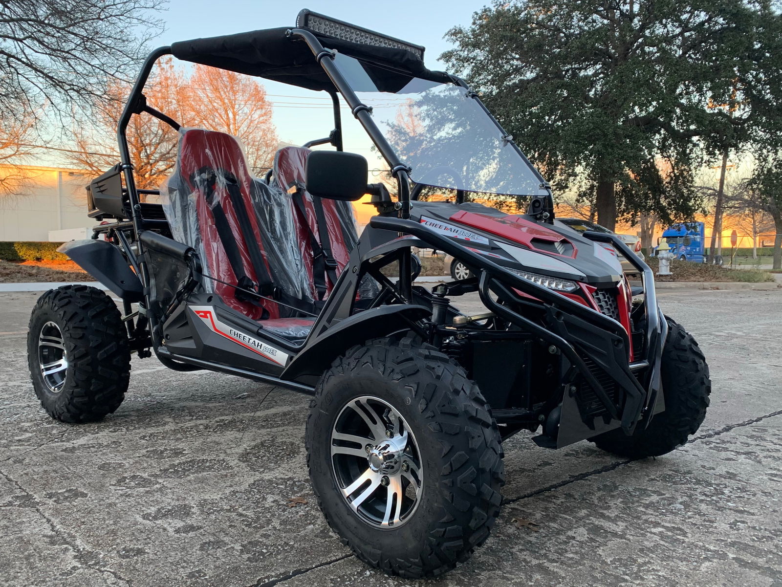 TrailMaster Cheetah 300EX EFI Deluxe UTV Go-Kart, Kardanantrieb, flüssigkeitsgekühlt, CVT-Automatik mit Rückwärtsgang – Bild 4
