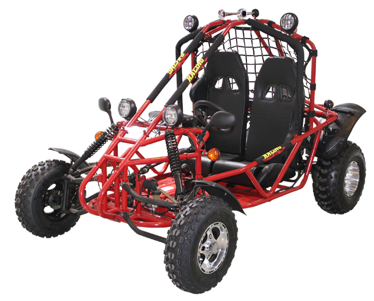 Spider 300 DLX EFI Buggy Go-Kart, E-Start, Automatik mit Rückwärtsgang, 10-Zoll-Alufelgen, ab 16 Jahren