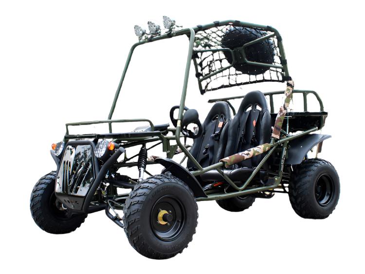 Rancher 200 Buggy Go-Kart, E-Start, Automatik mit Rückwärtsgang, 10-Zoll-Stahlfelgen, ab 16 Jahren – Bild 3