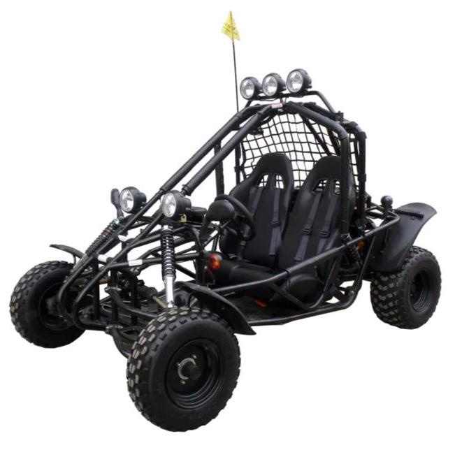 Spider 200 Buggy Go-Kart, E-Start, Automatik mit Rückwärtsgang, 10-Zoll-Stahlfelgen, ab 16 Jahren – Bild 3
