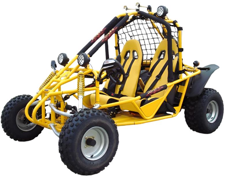 Spider 200 Buggy Go-Kart, E-Start, Automatik mit Rückwärtsgang, 10-Zoll-Stahlfelgen, ab 16 Jahren – Bild 4