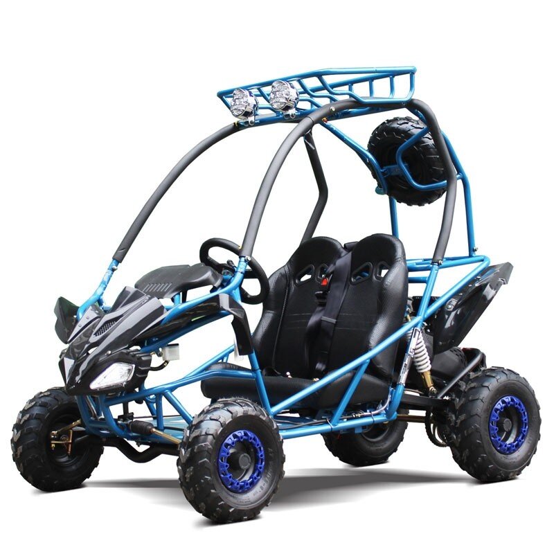 PGO 200GVS Kinder-Benzin-Go-Kart, 6,5 PS 196cc Motor mit E-Start, Automatik-Drehmomentwandler, ab 8 Jahren – Bild 2