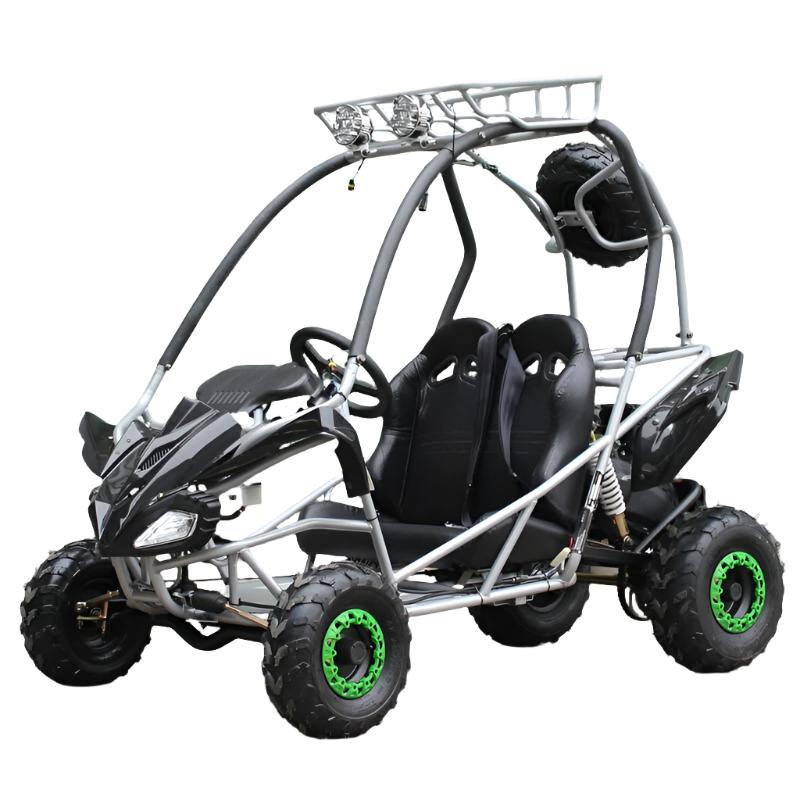 PGO 200GVS Kinder-Benzin-Go-Kart, 6,5 PS 196cc Motor mit E-Start, Automatik-Drehmomentwandler, ab 8 Jahren – Bild 4