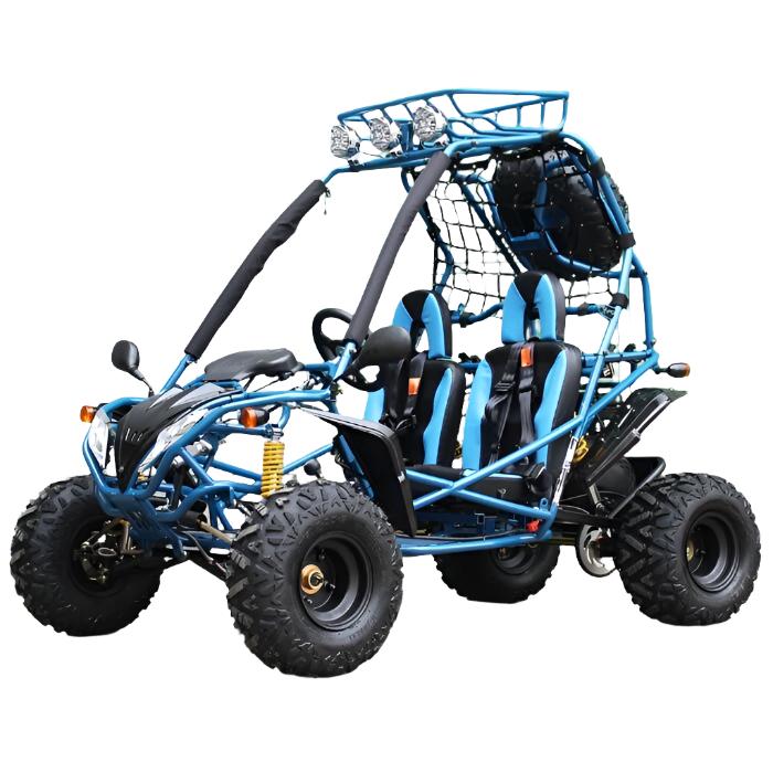 Captain Mittelklasse Kinder-Benzin-Go-Kart, 7,5 PS 208cc Motor mit E-Start, Automatik mit Rückwärtsgang, ab 8 Jahren – Bild 2