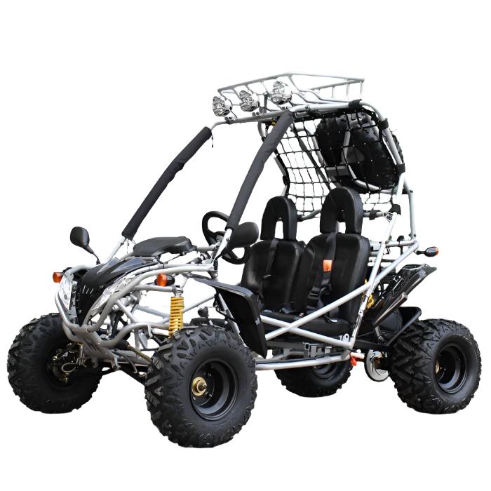 Captain Mittelklasse Kinder-Benzin-Go-Kart, 7,5 PS 208cc Motor mit E-Start, Automatik mit Rückwärtsgang, ab 8 Jahren – Bild 3