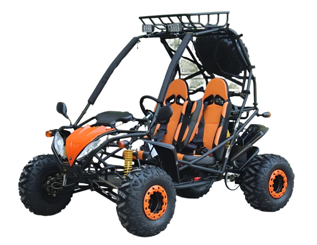 Captain Mittelklasse Kinder-Benzin-Go-Kart, 7,5 PS 208cc Motor mit E-Start, Automatik mit Rückwärtsgang, ab 8 Jahren – Bild 5