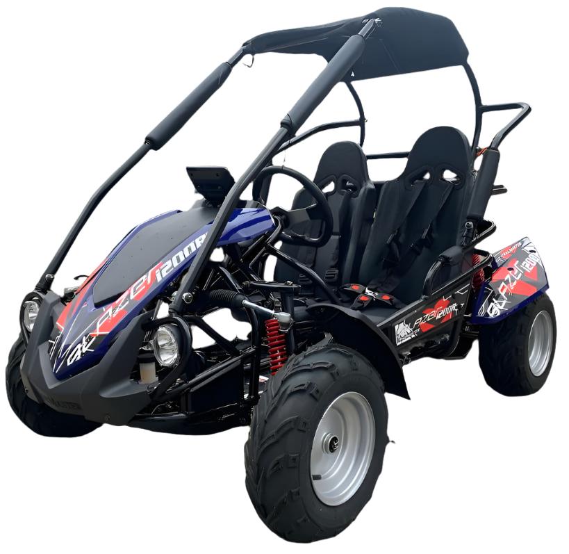 TrailMaster Blazer i200R Elektro-Go-Kart, 48 V Lithium-Akku, Mittelklasse, Kinder 7-12 Jahre