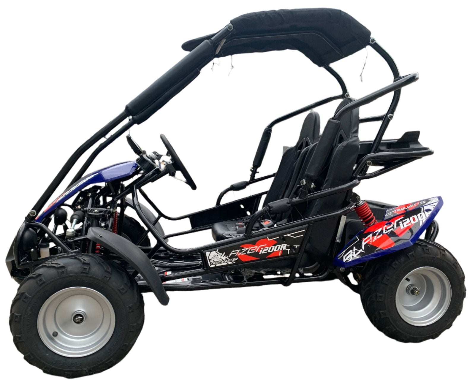 TrailMaster Blazer i200R Elektro-Go-Kart, 48 V Lithium-Akku, Mittelklasse, Kinder 7-12 Jahre – Bild 3