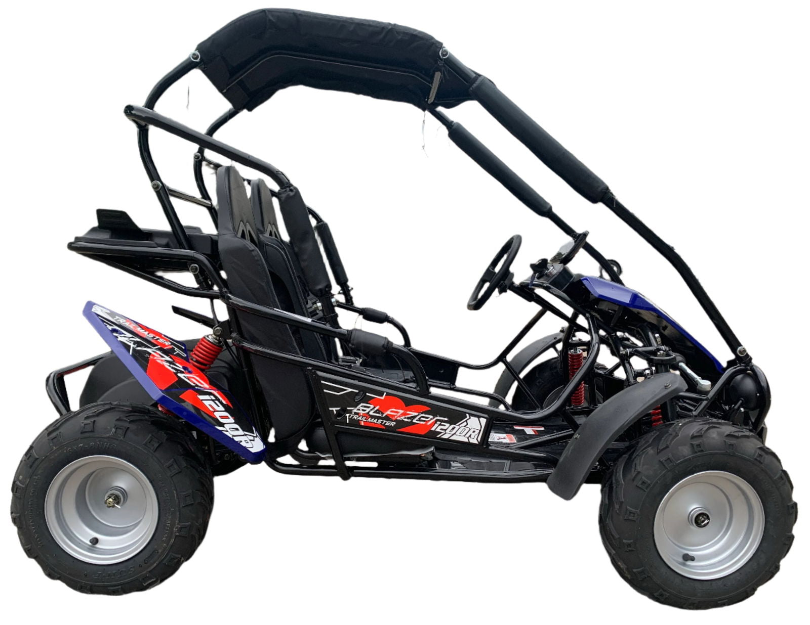 TrailMaster Blazer i200R Elektro-Go-Kart, 48 V Lithium-Akku, Mittelklasse, Kinder 7-12 Jahre – Bild 4