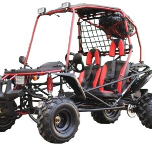 Pathfinder Mittelklasse Kinder-Go-Kart, 208cc 7,5 PS Benzinmotor, E-Start, Drehmomentwandler mit Rückwärtsgang, ab 8 Jahren