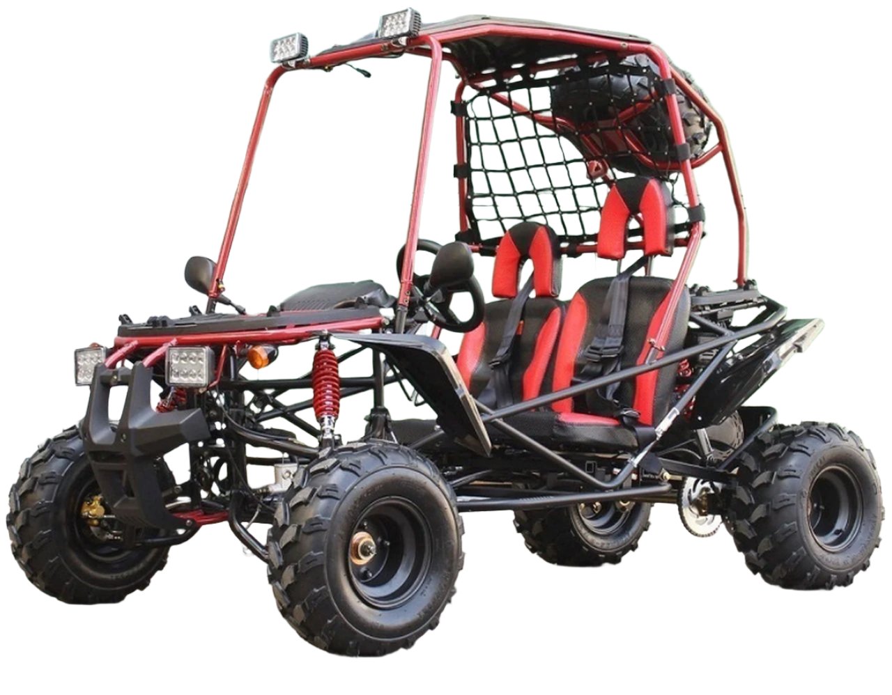 Pathfinder Mittelklasse Kinder-Go-Kart, 208cc 7,5 PS Benzinmotor, E-Start, Drehmomentwandler mit Rückwärtsgang, ab 8 Jahren