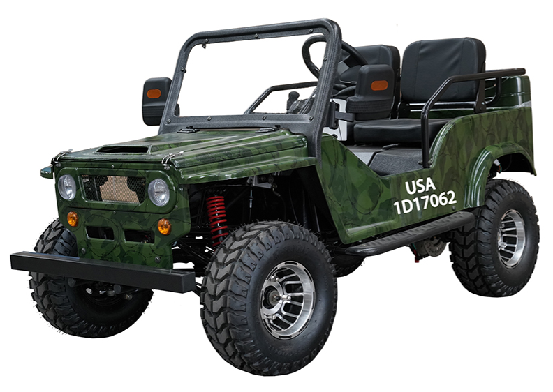 GR-2 Safari Mini-Jeep Go-Kart, 125cc E-Start, 3-Gang-Halbautomatik mit Rückwärtsgang, ab 12 Jahren – Bild 2