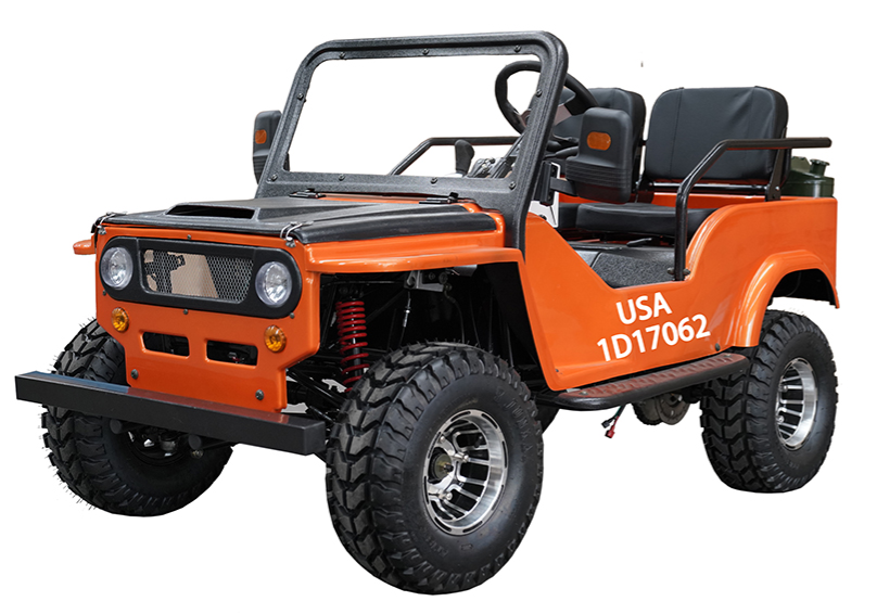GR-2 Safari Mini-Jeep Go-Kart, 125cc E-Start, 3-Gang-Halbautomatik mit Rückwärtsgang, ab 12 Jahren – Bild 3