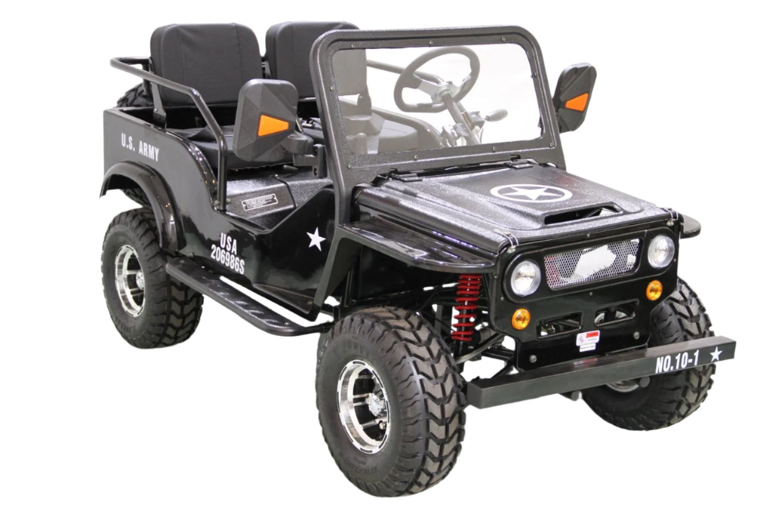 GR-2 Safari Mini-Jeep Go-Kart, 125cc E-Start, 3-Gang-Halbautomatik mit Rückwärtsgang, ab 12 Jahren – Bild 4