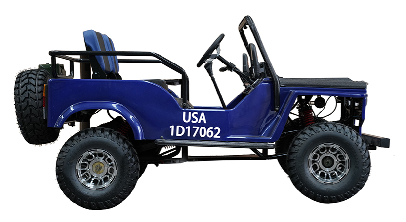 GR-2 Safari Mini-Jeep Go-Kart, 125cc E-Start, 3-Gang-Halbautomatik mit Rückwärtsgang, ab 12 Jahren – Bild 5