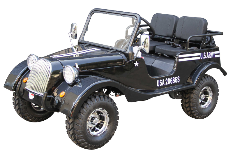 GR-5 Mini-Jeep Roadster Go-Kart, 125cc E-Start, 3-Gang-Halbautomatik mit Rückwärtsgang, ab 12 Jahren