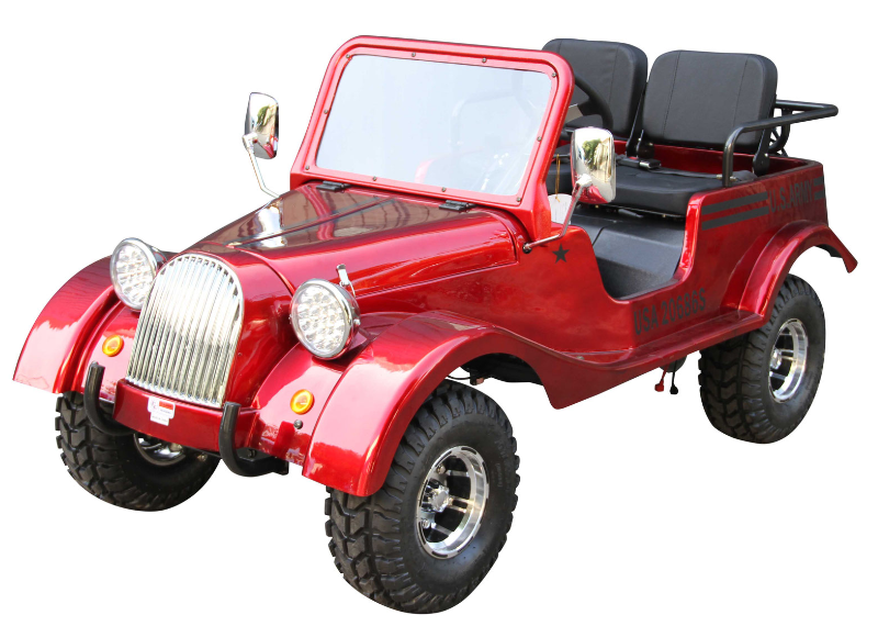 GR-5 Mini-Jeep Roadster Go-Kart, 125cc E-Start, 3-Gang-Halbautomatik mit Rückwärtsgang, ab 12 Jahren – Bild 4