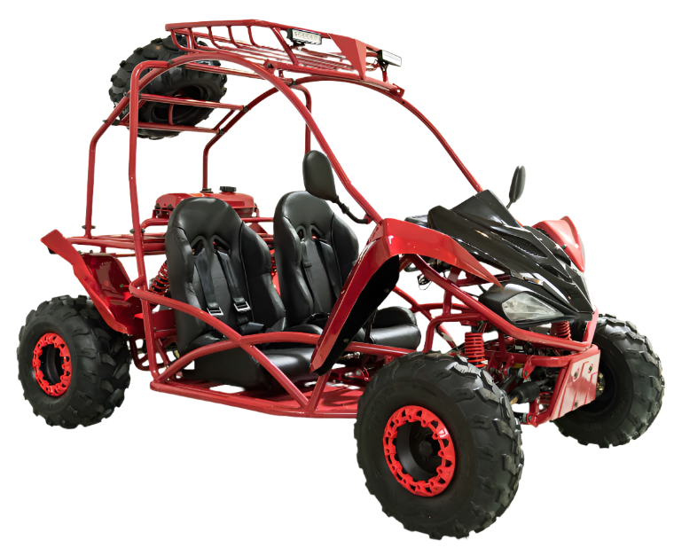 Shark DLX 125cc Mittelklasse Kinder-Go-Kart, E-Start, 3-Gang-Halbautomatik mit Rückwärtsgang, ab 12 Jahren – Bild 4