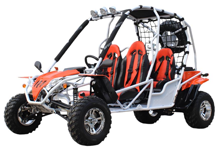 Jaguar 200 4-Sitzer Buggy Go-Kart, E-Start, Automatik mit Rückwärtsgang, 10-Zoll-Deluxe-Alufelgen, ab 16 Jahren