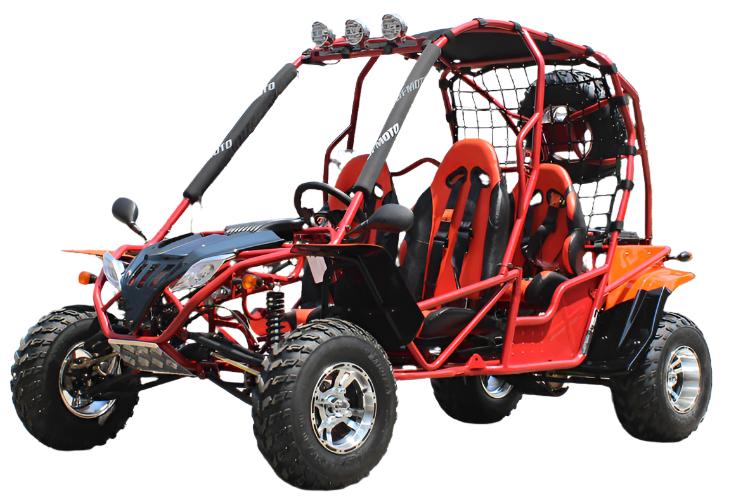 Jaguar 200 4-Sitzer Buggy Go-Kart, E-Start, Automatik mit Rückwärtsgang, 10-Zoll-Deluxe-Alufelgen, ab 16 Jahren – Bild 4