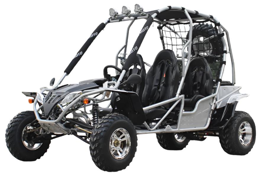 Jaguar 200 4-Sitzer Buggy Go-Kart, E-Start, Automatik mit Rückwärtsgang, 10-Zoll-Deluxe-Alufelgen, ab 16 Jahren – Bild 5