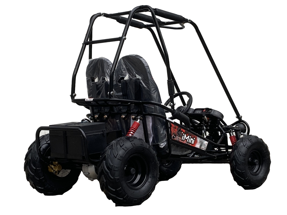 TrailMaster iMini Kinder-Elektro-Go-Kart, Rückwärtsgang, 48 V, 2 Geschwindigkeitsstufen, Kinder 4-9 Jahre – Bild 4